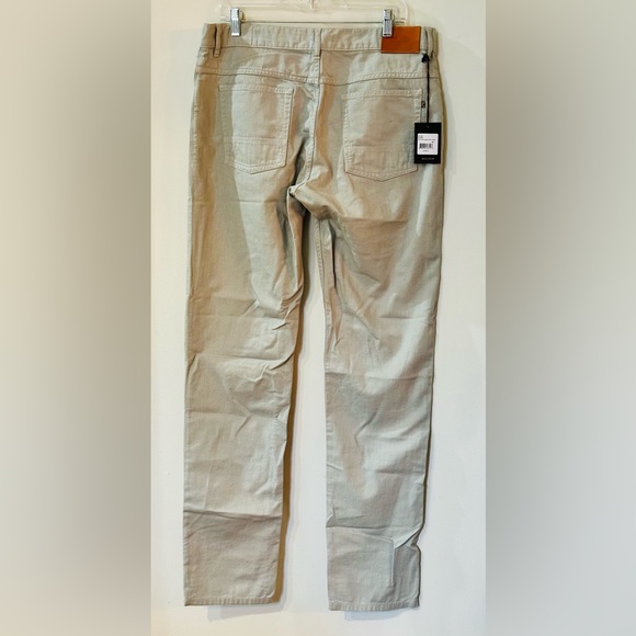 Billy Reid Cotton Linen 5 Pocket Pant in Quarry - Picture 12 of 14